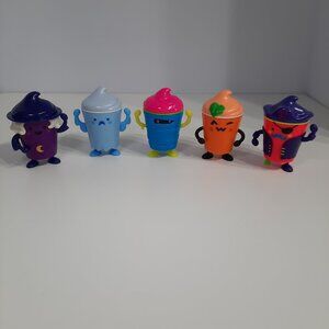 Wendy’s Frosty Frights Toy Figures Lot Halloween Kids Meal Collectibles